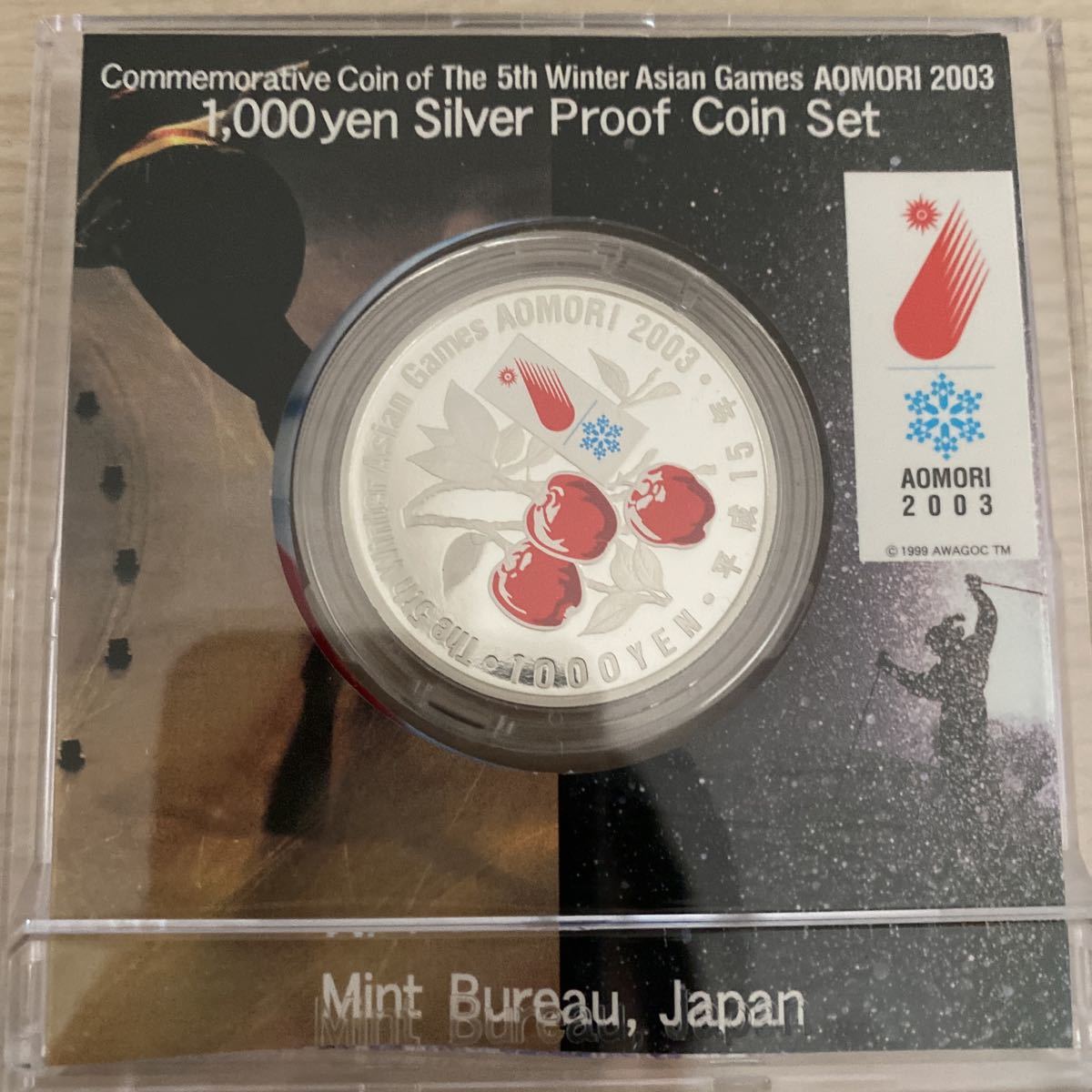 第5回アジア冬季競技大会 青森 2003千円銀貨 プルーフ貨幣セット y 