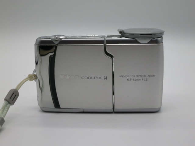 Nikon COOLPIX S4 シルバー 乾電池式 電源OK 日本製 ニコン コンパクト