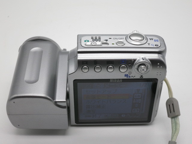 Nikon COOLPIX S4 シルバー 乾電池式 電源OK 日本製 ニコン コンパクト