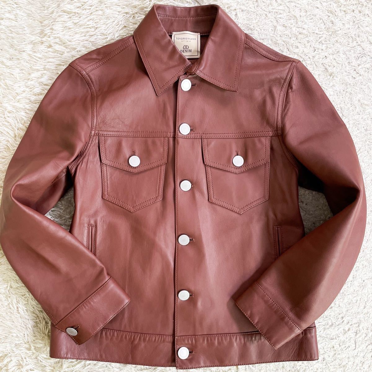 美品/ラムレザー】トゥモローランド デニム【最高級の品格】DENIM 