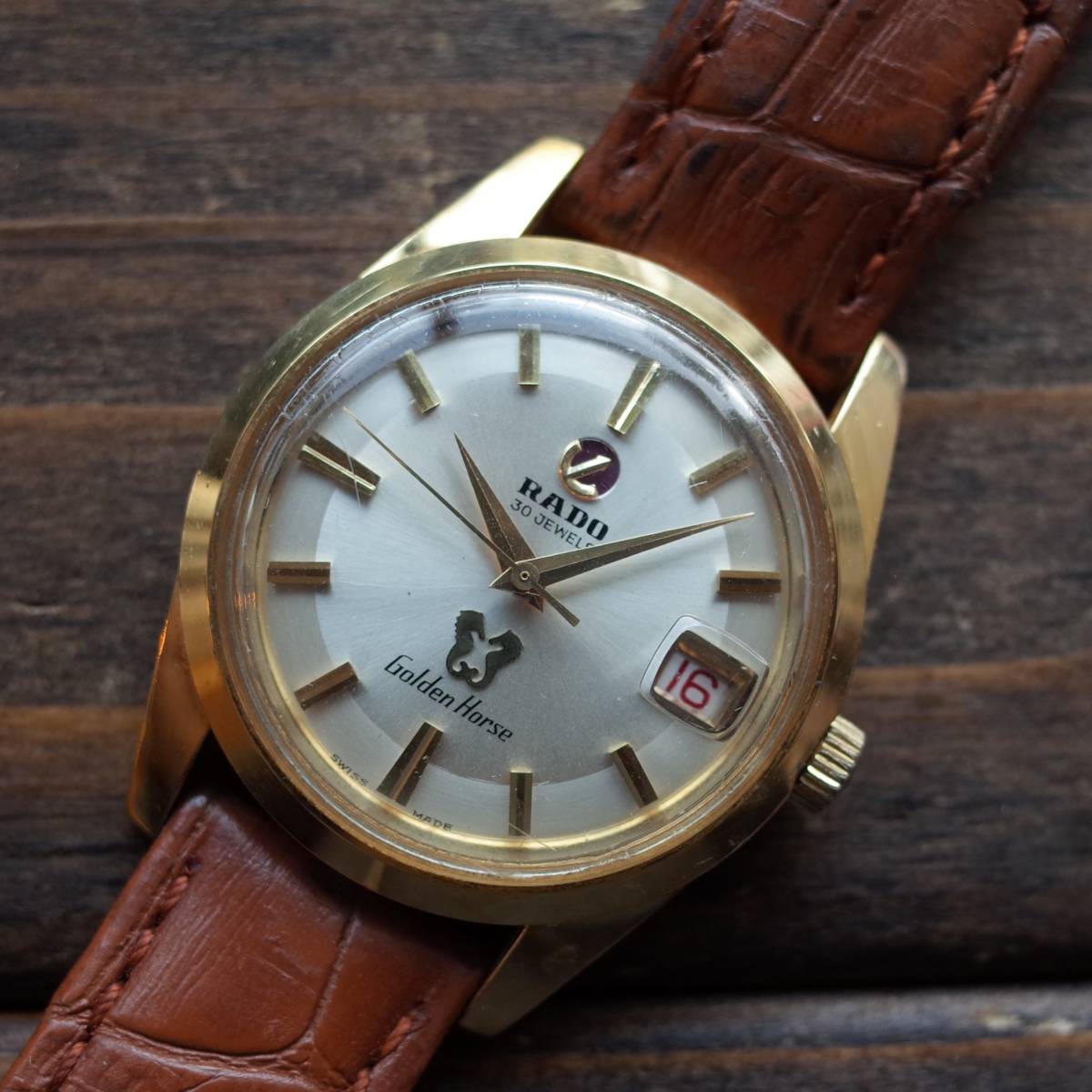 RADO Golden Horse 手巻き時計 シルバー 本体 稼働品