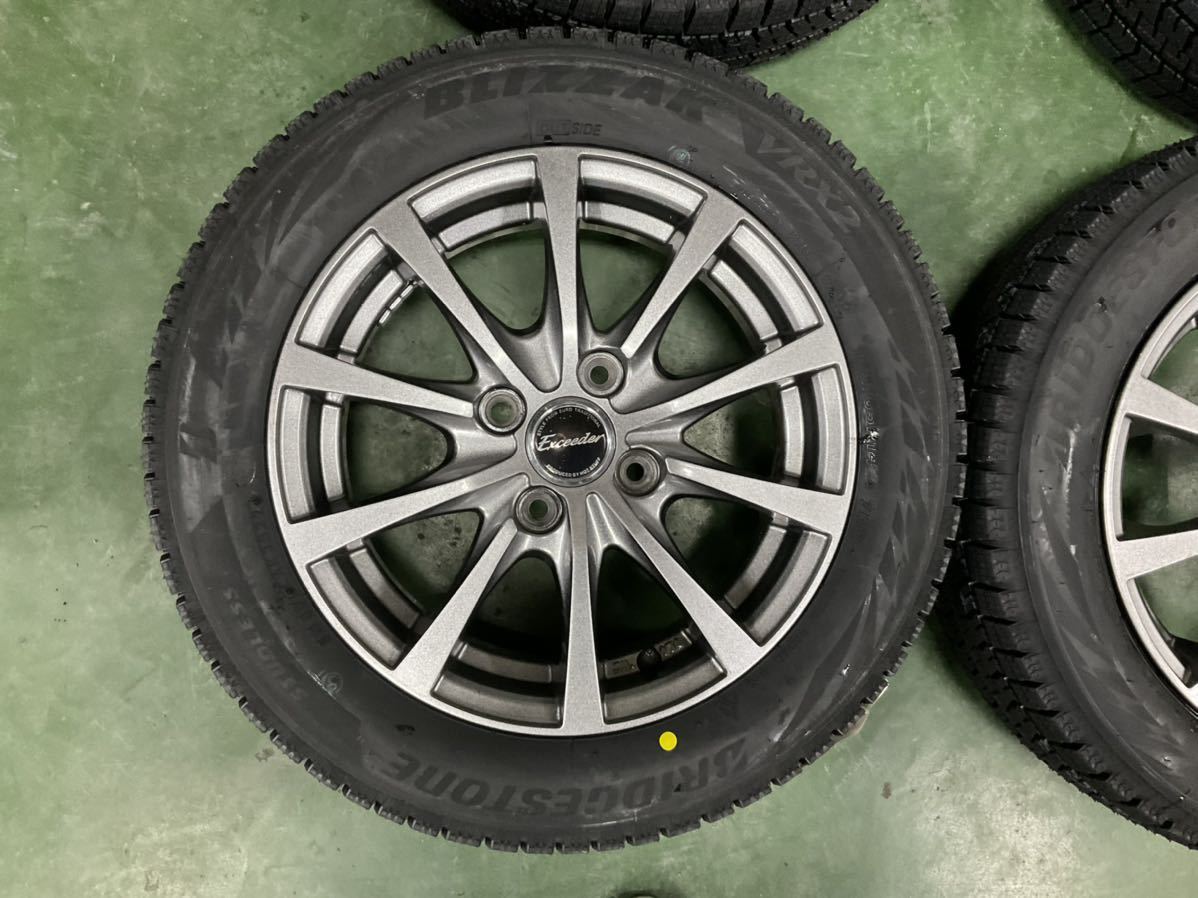 215⁄50R17 2020年製 ブリヂストンブリザックVRX2 スバル純正 7J PCD114