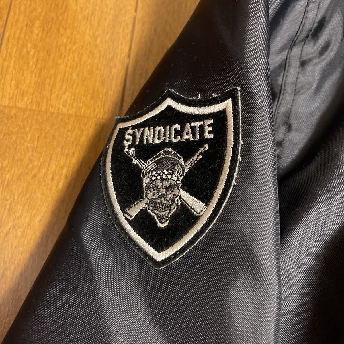 syndicate シンジケート 当時物 スタジャン MA-1 ナイロンジャケット 