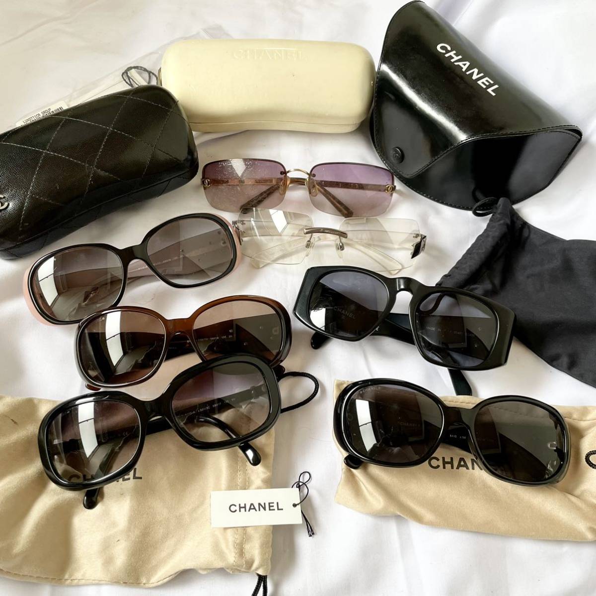 1円〜 シャネル CHANEL めがね メガネ サングラス ココマーク リボン  