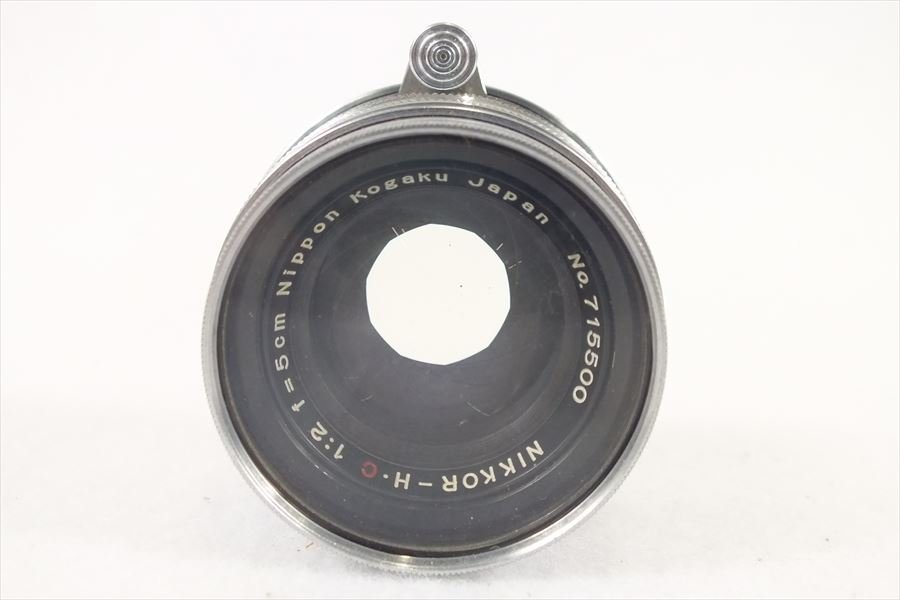 ◆ nicca ニッカ Type-5 レンジファインダー NIKKOR-H・C 1:2 5cm ソフトケース付き 中古 現状品 221109A7068 Nicca ニッカ Type-5 レンジファインダーカメラ整備済 ブラック leica
