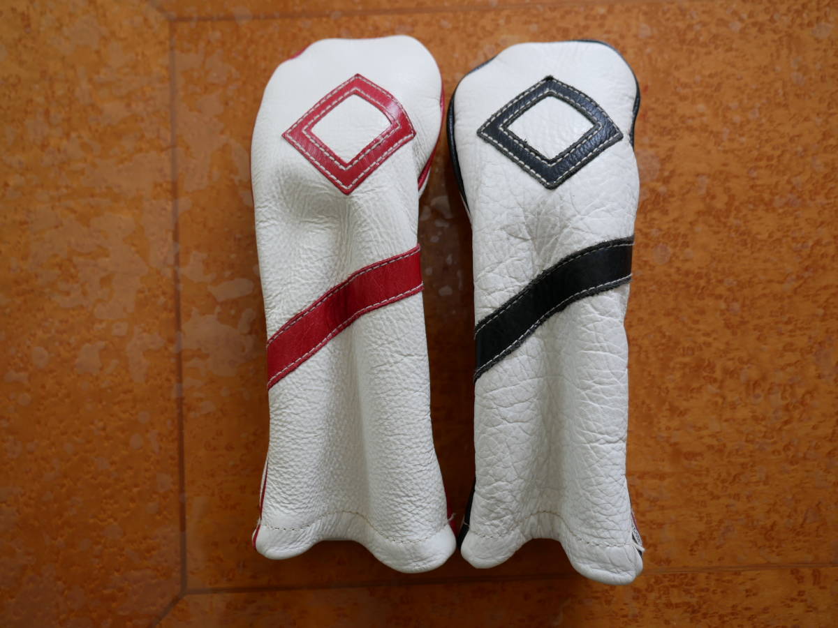  Iliac イリアック 本革ヘッドカバー Fw/Ut 2個セット(ウッド用)｜売買されたオークション情報、yahooの商品情報をアーカイブ公開 - オークファン ヘッドカバー