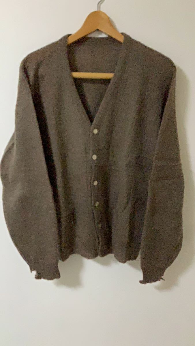 60s モヘアカーディガン 毛足長 ヴィンテージ モヘア Harridge 古着