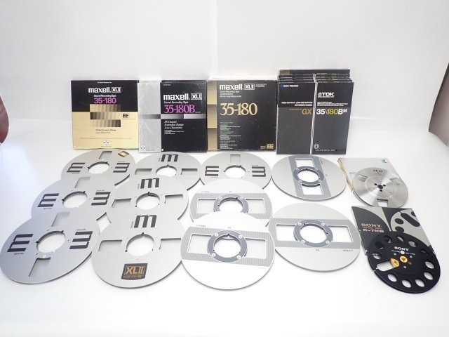 Maxell/TDK 10号メタルリール/オープンリール/空リール 11点 + SONY/TEAC 7号 オープンリール/空リール 2点 計11点セット ∬ 68612-20