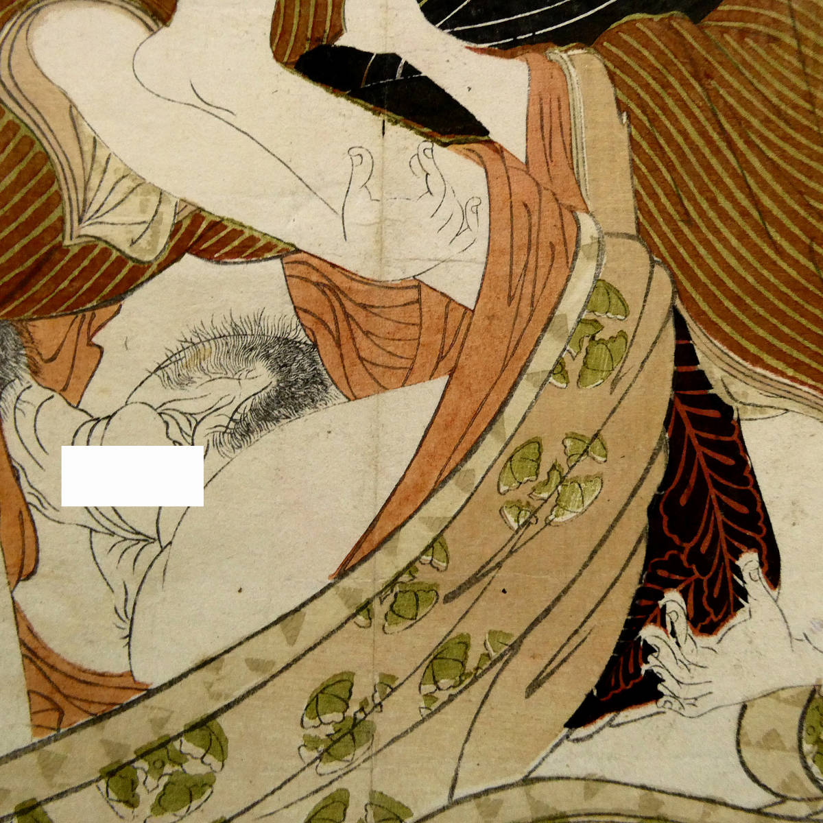 歌麿系◇江戸時代 木版春画 浮世絵◇「とんだむりなことばかりいふ子だ