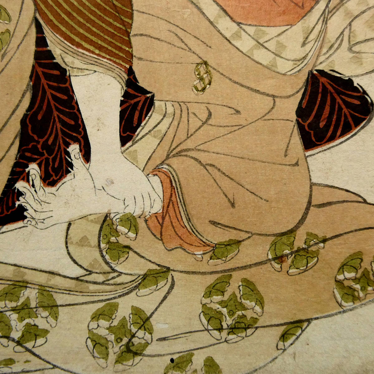 歌麿系◇江戸時代 木版春画 浮世絵◇「とんだむりなことばかりいふ子だ