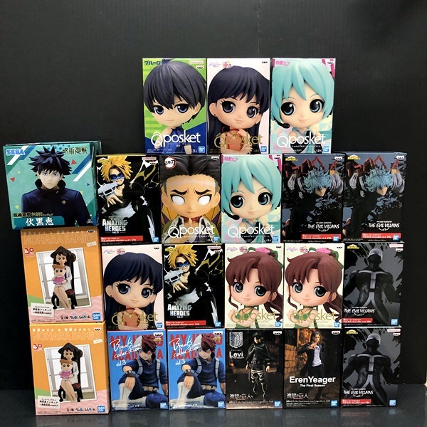 最新プライズフィギュア まとめ売り 32体 美少女 少年ジャンプ □【未開封】少年マンガ 美少女 アニメ プライズ フィギュア まとめ 21