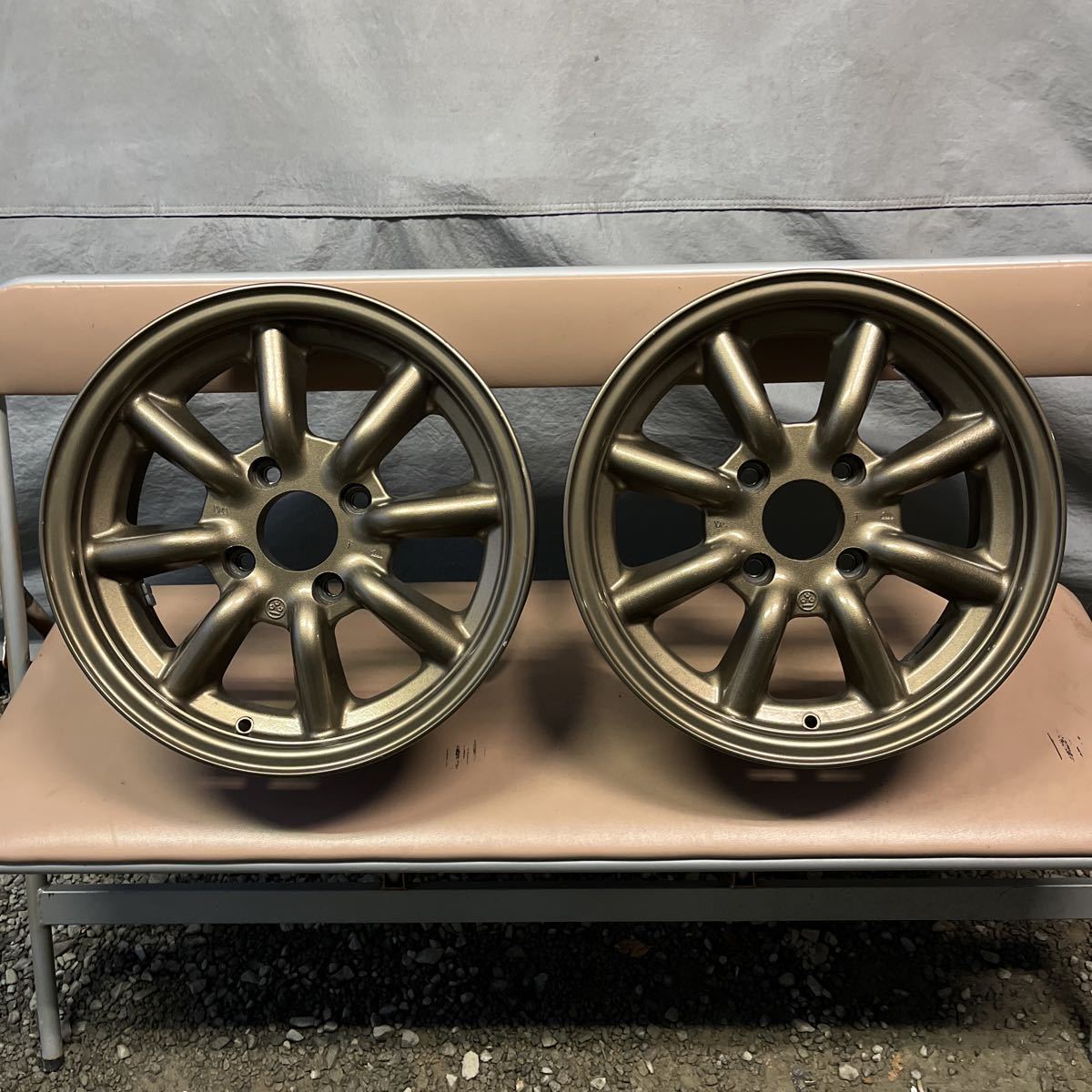 RS ワタナベ 15インチ 114.3 4H 6j +20? ハブ径約72 中古品 美