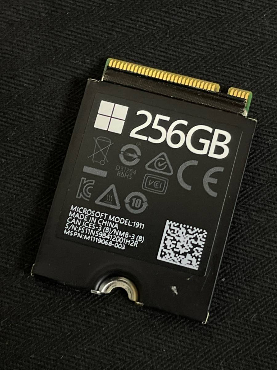 格安，人気 純正マイクロソフト SSD 256GB サーフェス PRO X SSD MODEL 1911(Windows)｜売買されたオークション情報、yahooの商品情報をアーカイブ公開 - オークファン Windows
