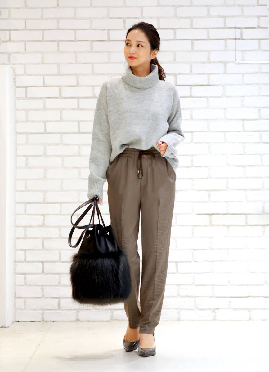 日本正規 【STYLE DELI】【Made in JAPAN】洗える裏起毛チェック柄