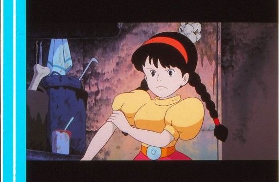 天空の城ラピュタ 35mm映画フィルム 連続5コマ 宮崎駿 高畑勲 田中真弓 