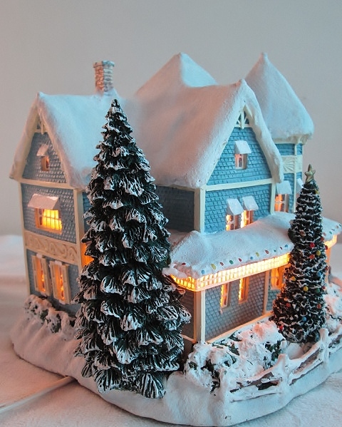 Thomas kinkade トーマスクリスマスツリー 絶版 トーマスキンケード
