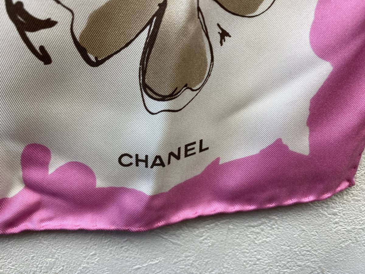 ○CHANEL シャネル スカーフ シルク100％ 【画像参照】 - シルク100 