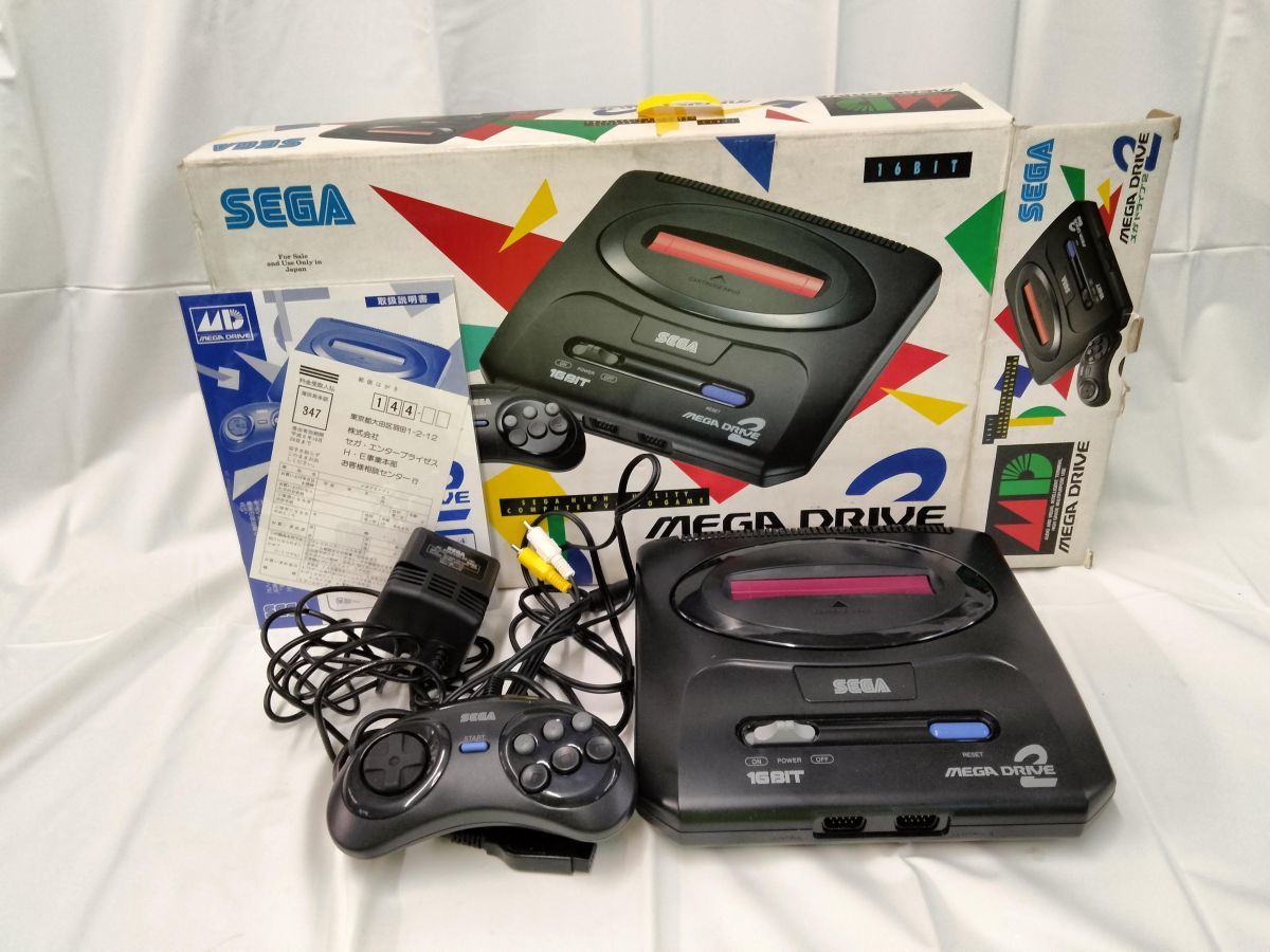 メガドライブ2-④】 【動作可能】SEGA [MEGA DRIVE2] 16BIT HAA-2502