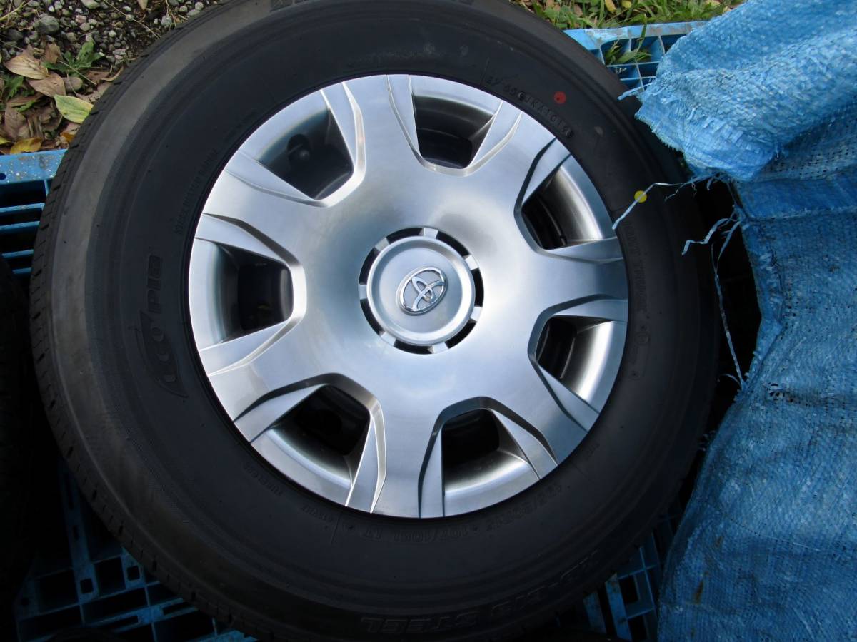 ハイエース 純正 スチール 195/80R15 107/105N LT　6H139.7+35　4本中古品 195&frasl;80R15 107&frasl;105N ハイエース 107&frasl;105L L トヨタ