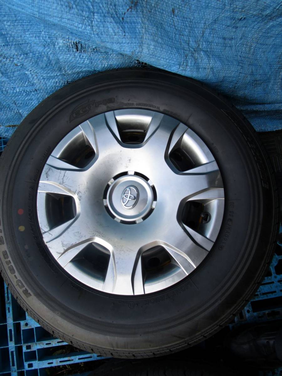 ハイエース 純正 スチール 195/80R15 107/105N LT　6H139.7+35　4本中古品 195&frasl;80R15 107&frasl;105N ハイエース 107&frasl;105L L トヨタ