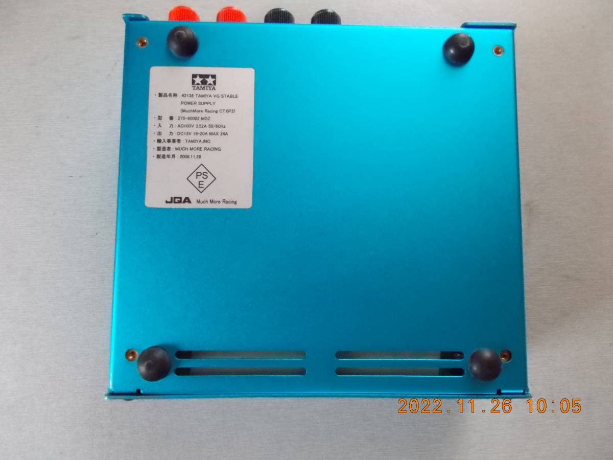タミヤ TRF 24A 安定化電源 VGパワーサプライ 安定化電源 24A TRF Xing 1.0