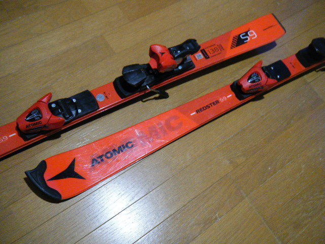 □138cm R10.4m□ATOMIC REDSTER S9 ジュニアSL + L9□ワックス