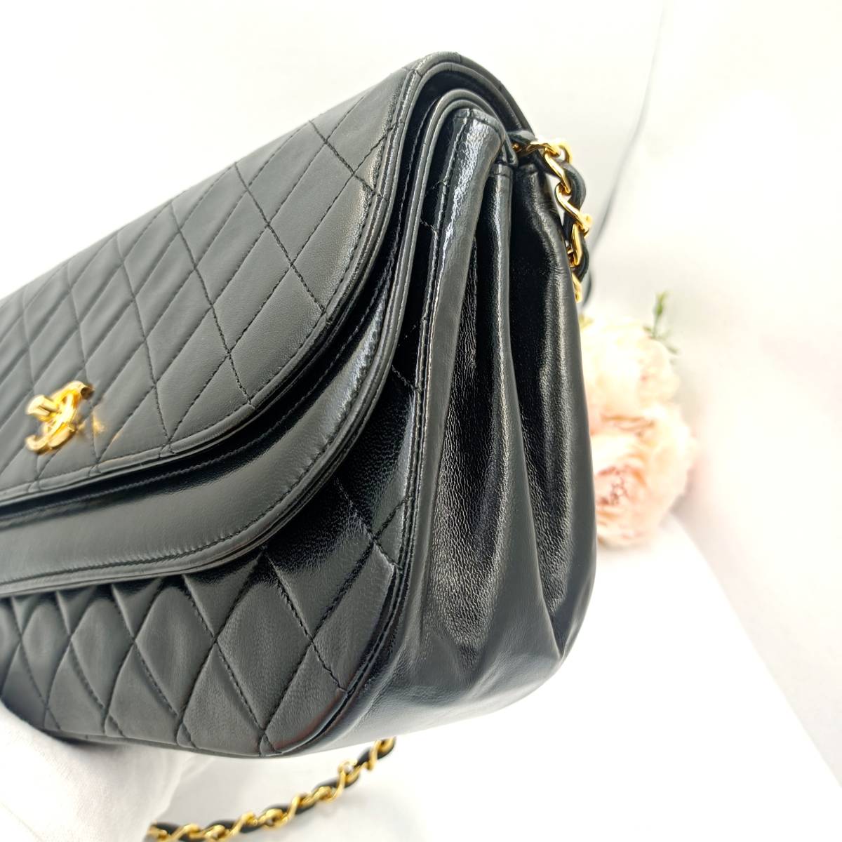 正規品】□極美品□CHANEL シャネル マトラッセ Wフラップ ターン 
