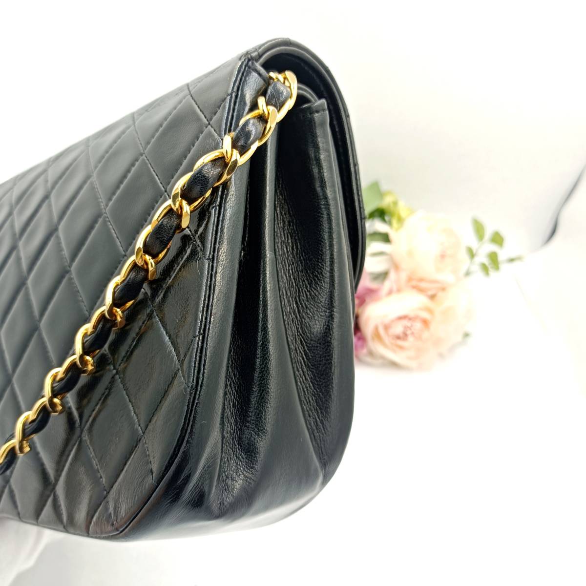 正規品】□極美品□CHANEL シャネル マトラッセ Wフラップ ターン 