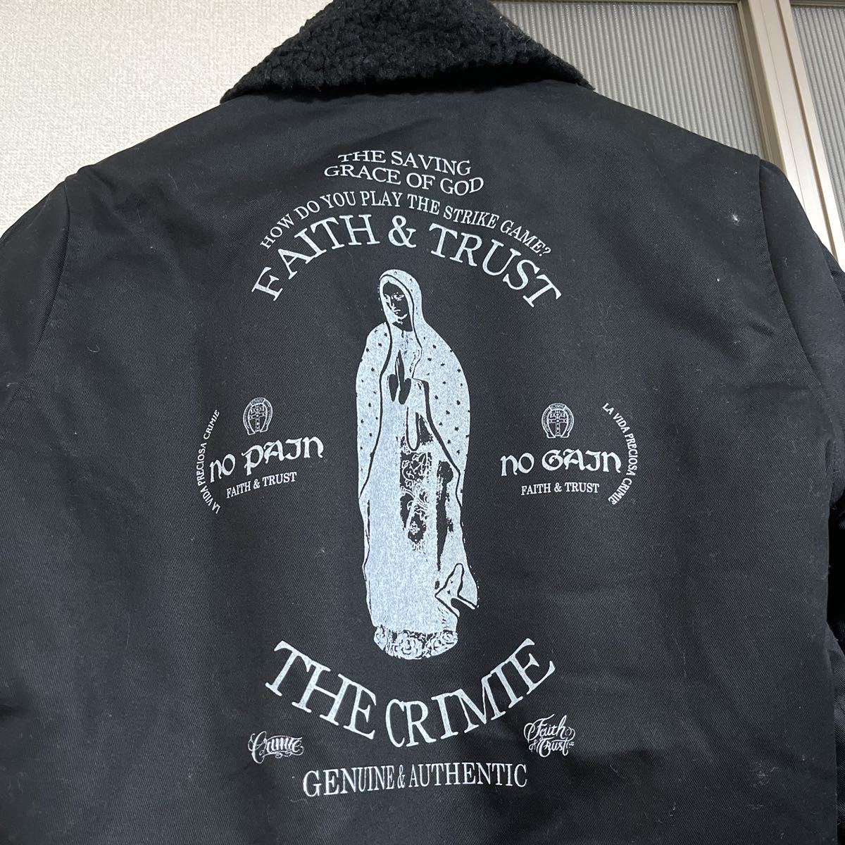 CRIMIE クライミー ボアフライトジャケット マリア size M(クライミー 