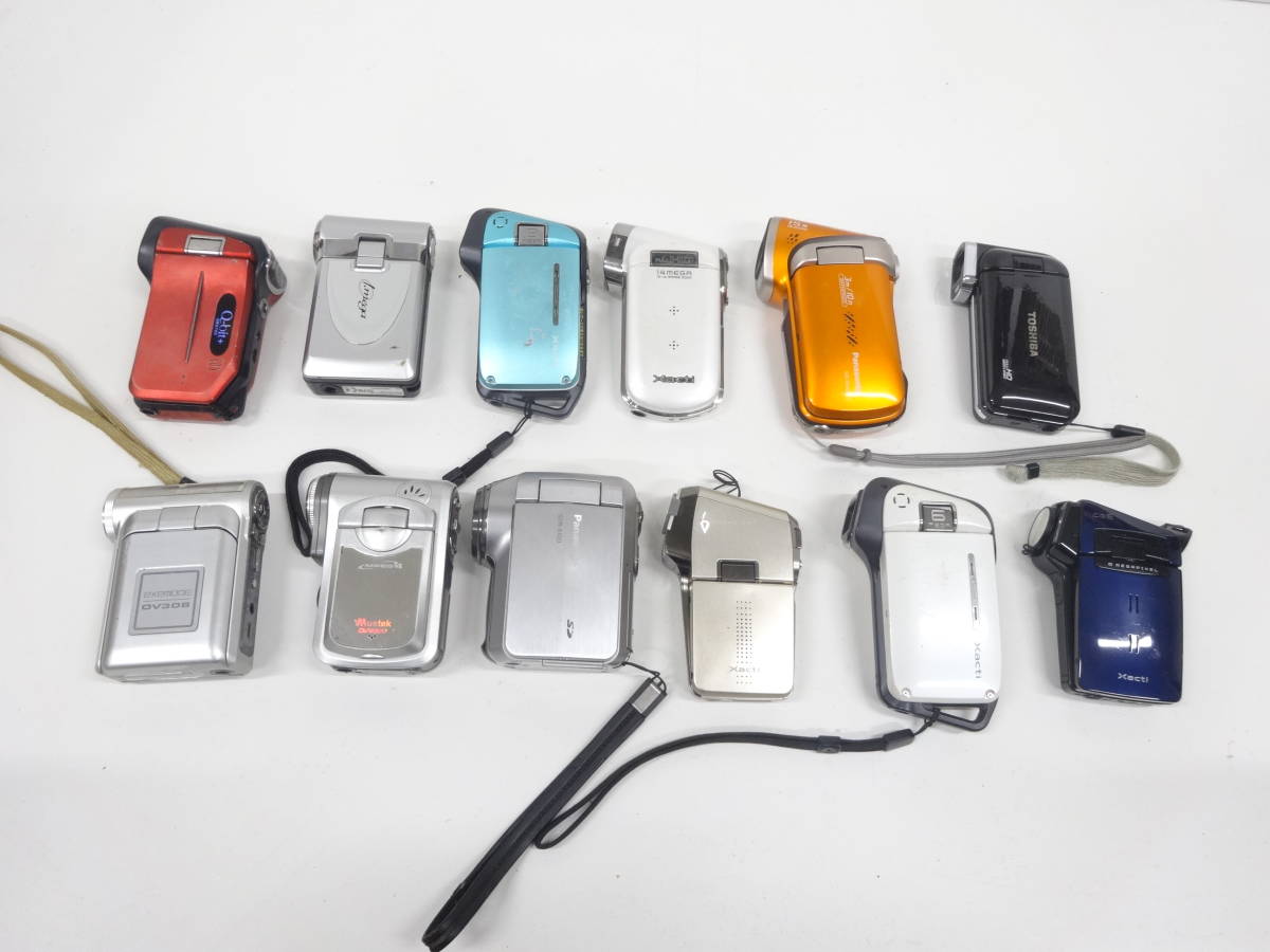 Panasonic/SANYO 等 デジタルムービーカメラ　まとめ　12個　動作未確認　M1062 SANYO カメラ、光学機器 パナソニック HC-V360M HDC-TM25 &frasl;Victor