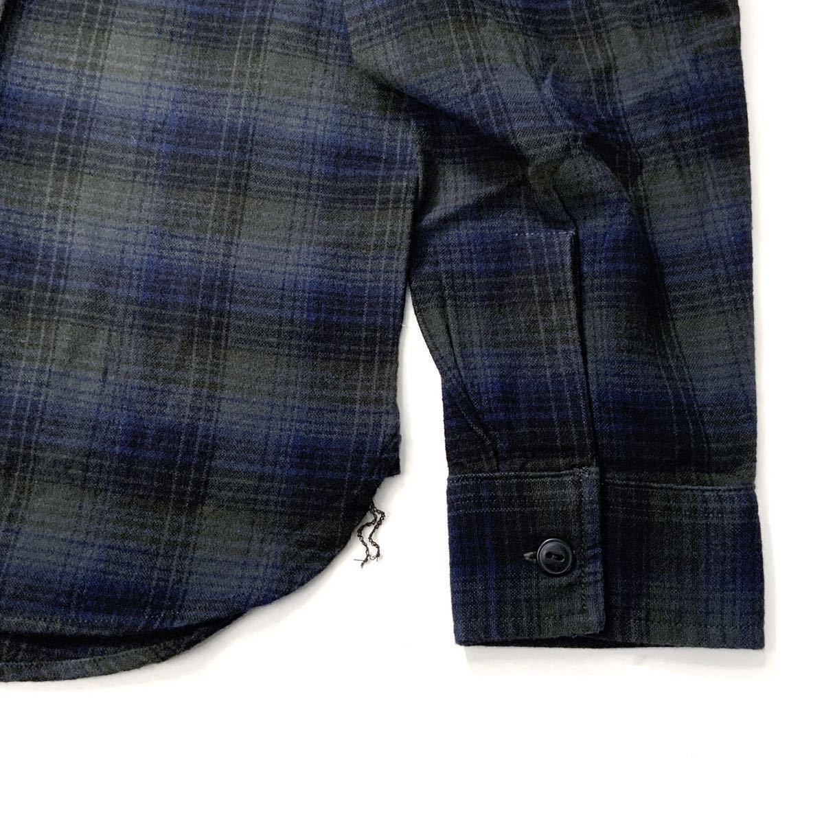 人気商品 21FW 新品 DOUBLE RL RRL プラッド ブラッシュ ワーク シャツ 