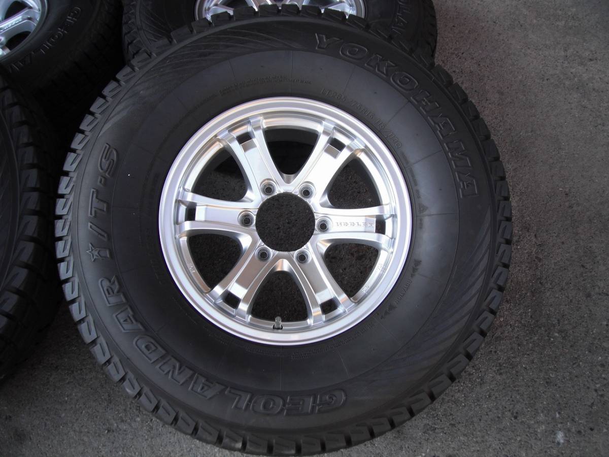 バリ山 中古 キーラー 16X7J+26 6H139.7 ヨコハマ スタッドレス タイヤ 
