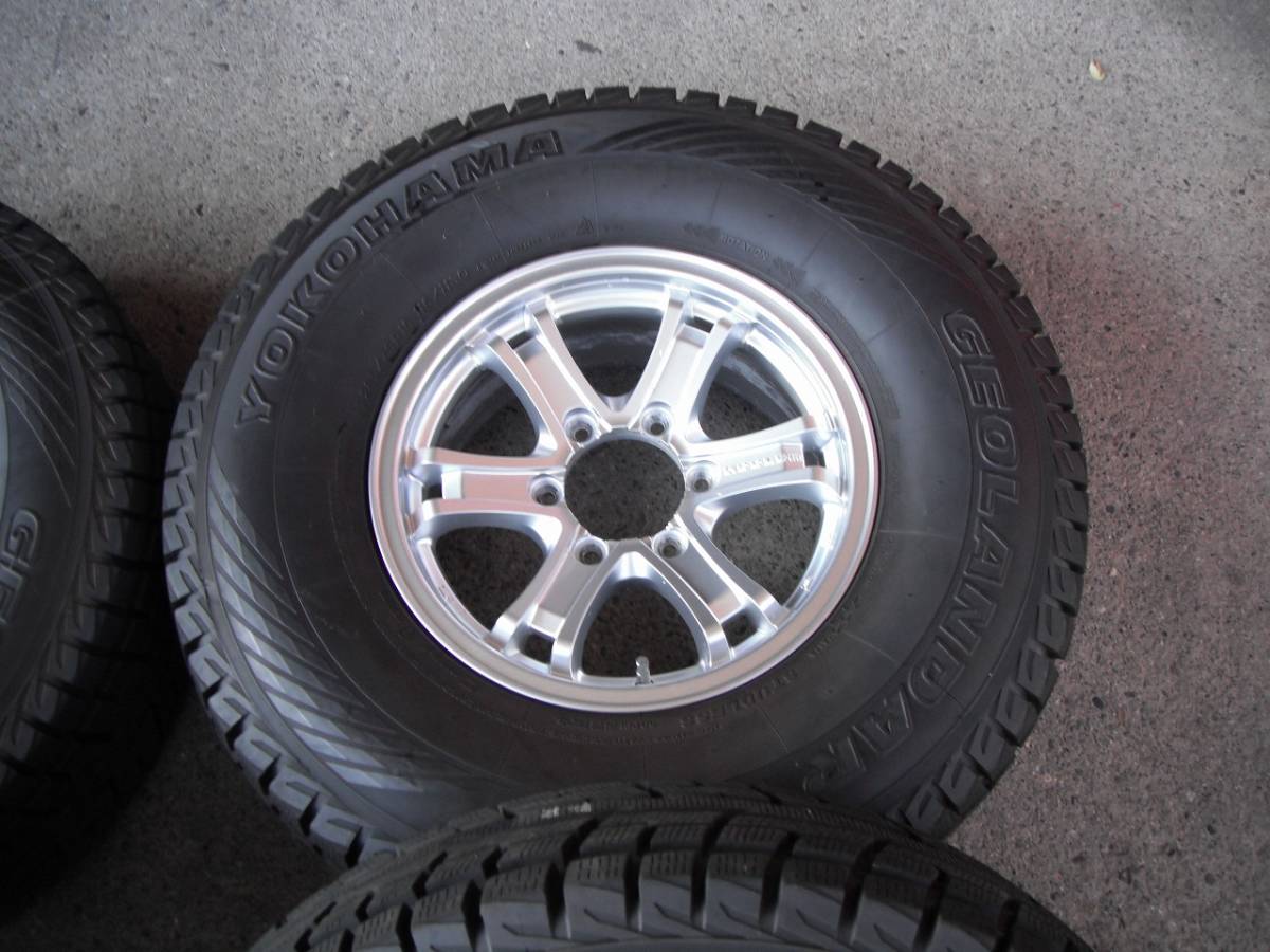 バリ山 中古 キーラー 16X7J+26 6H139.7 ヨコハマ スタッドレス タイヤ 