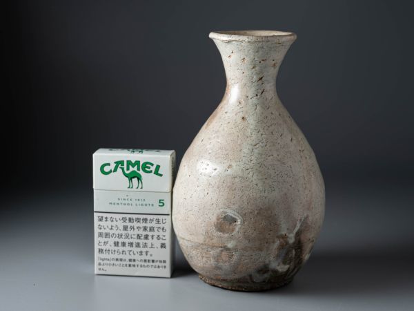 値下 AB052. 蒐蔵品 ◇ 人間国宝【荒川豊蔵】作 水月窯 白