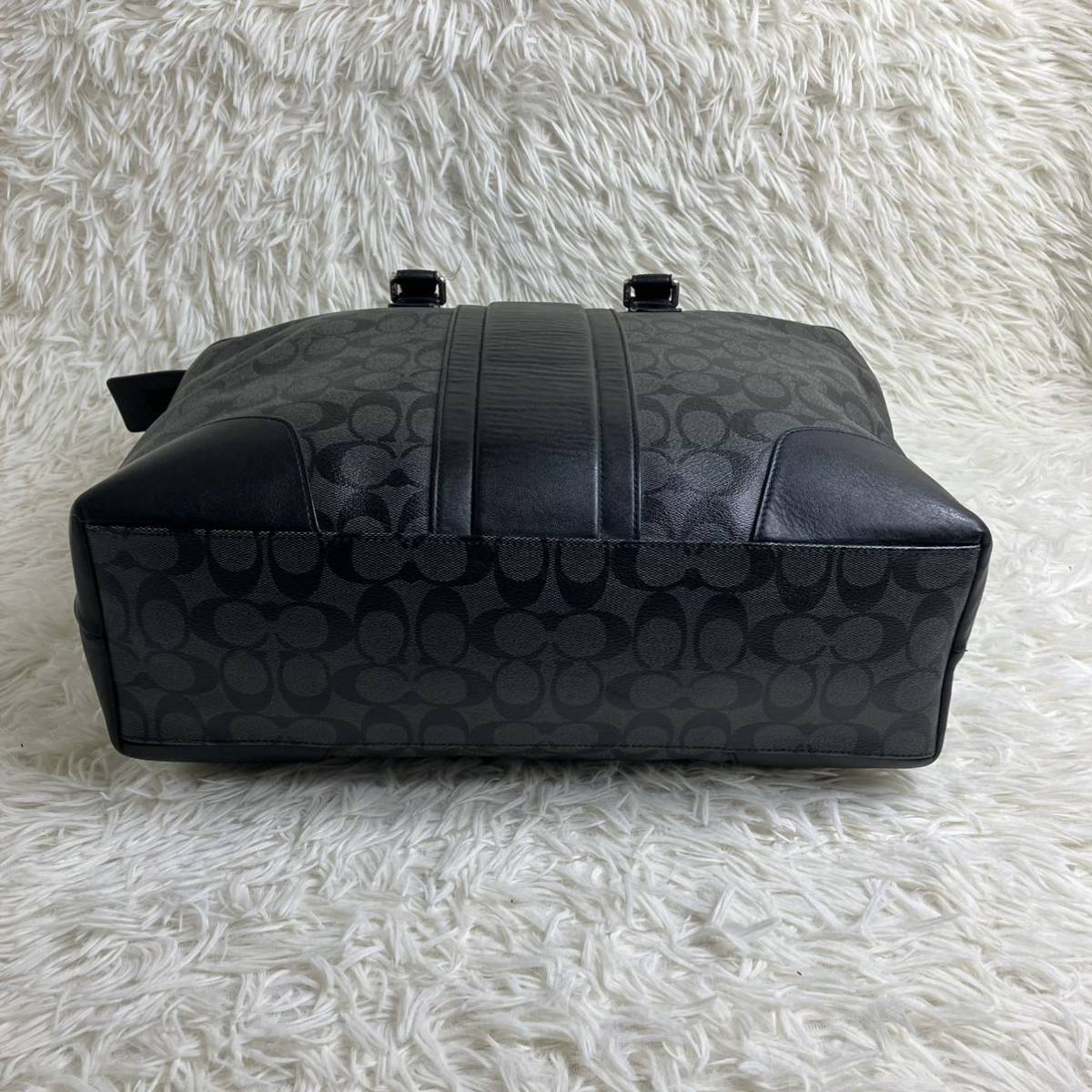 1円～【極美品】コーチ COACH 71104 ヘリテージ シグネチャー 2way 