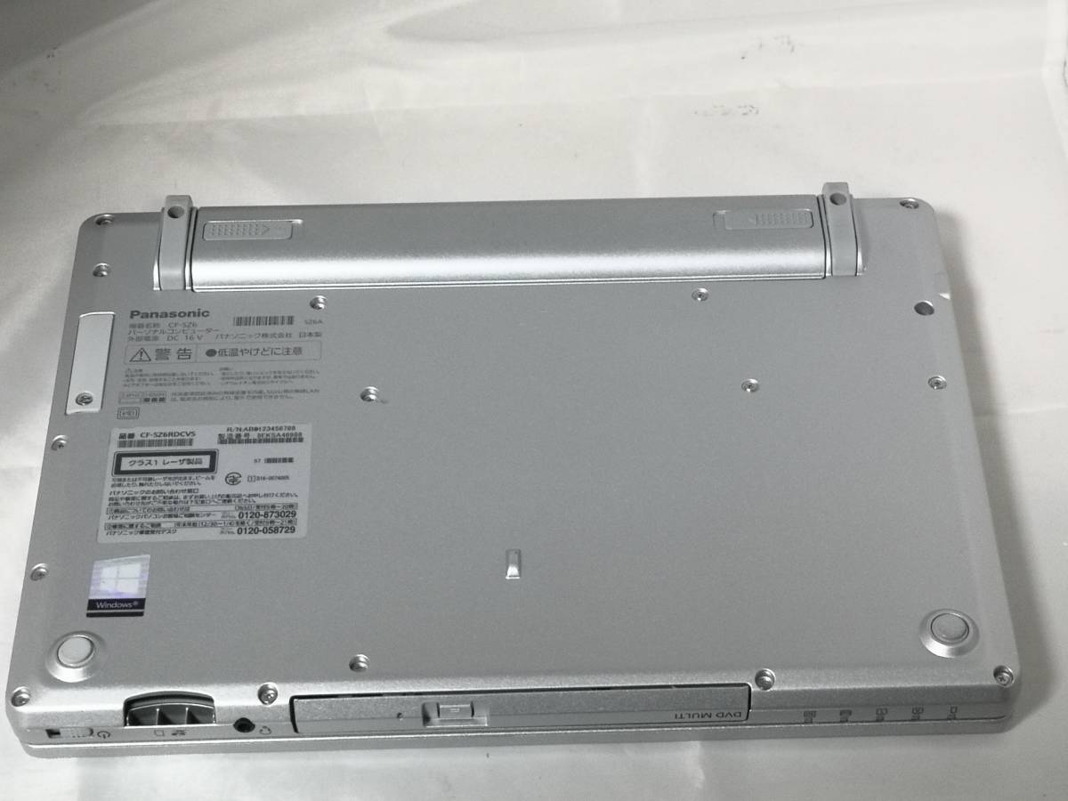 Let's CF-SZ6 Panasonic i5 note : Core 第7世代 レッツノート