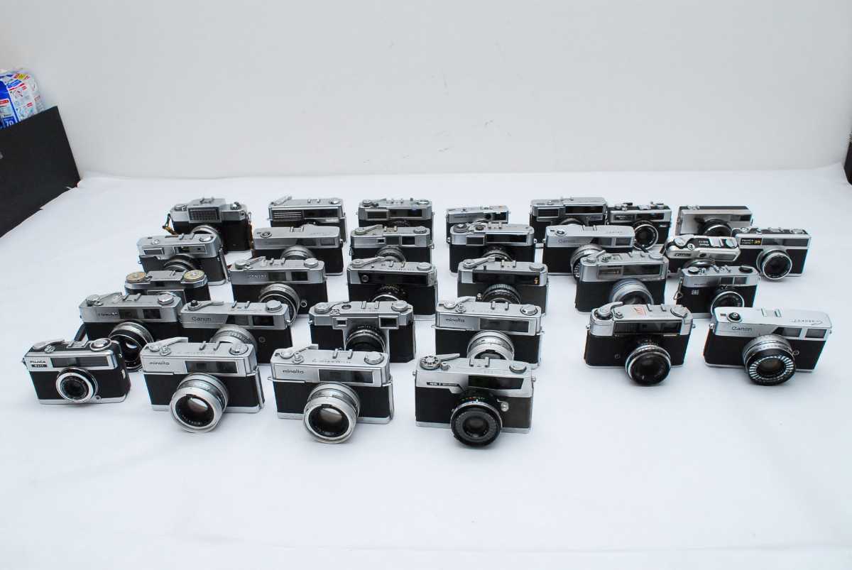1円~【動作未確認】小西六 コニカ KONICA パール Pearl Ⅲ Hexar 1:3.5