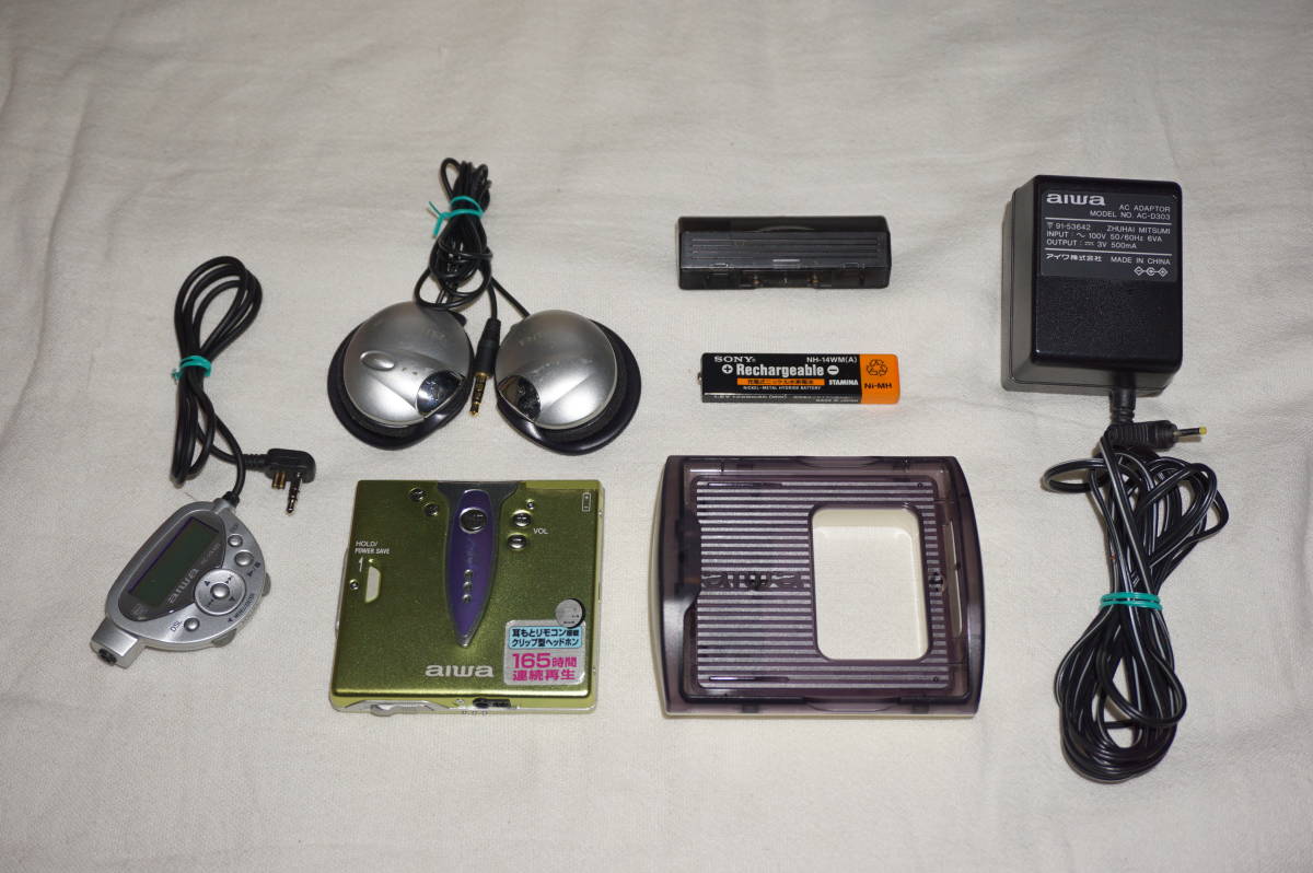 AIWA ミニディスクプレーヤー AM-CL33 美品・レア】AIWA AM-CL33 MDプレーヤー 元箱付き アイワ ミニディスク