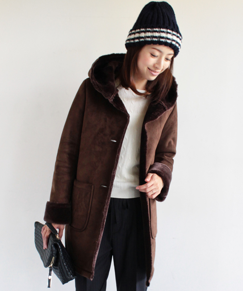 極美品 BEAUTY&YOUTH UNITED ARROWS アローズ SFフェイクムートン 