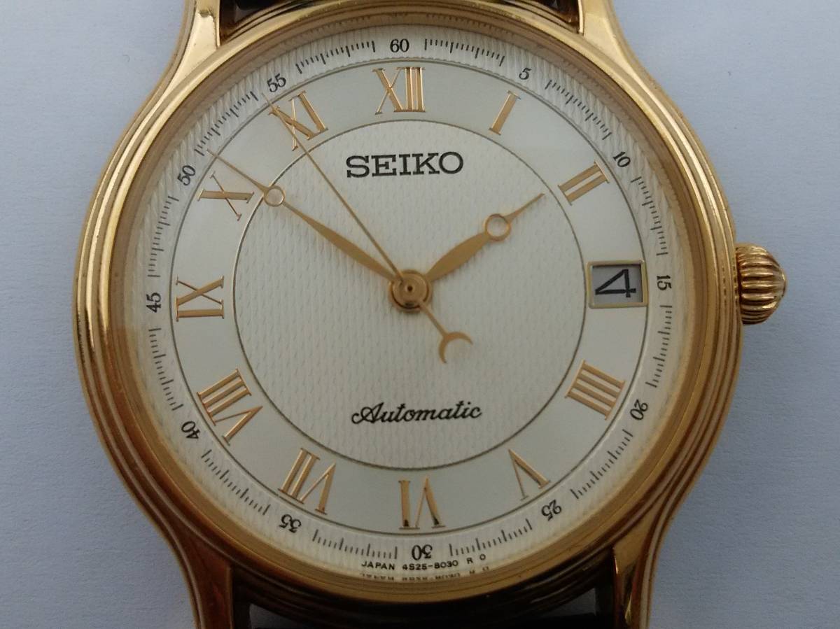 在庫処分で特価 H/SEIKO セイコー オートマチック 4S25-8010 腕時計 