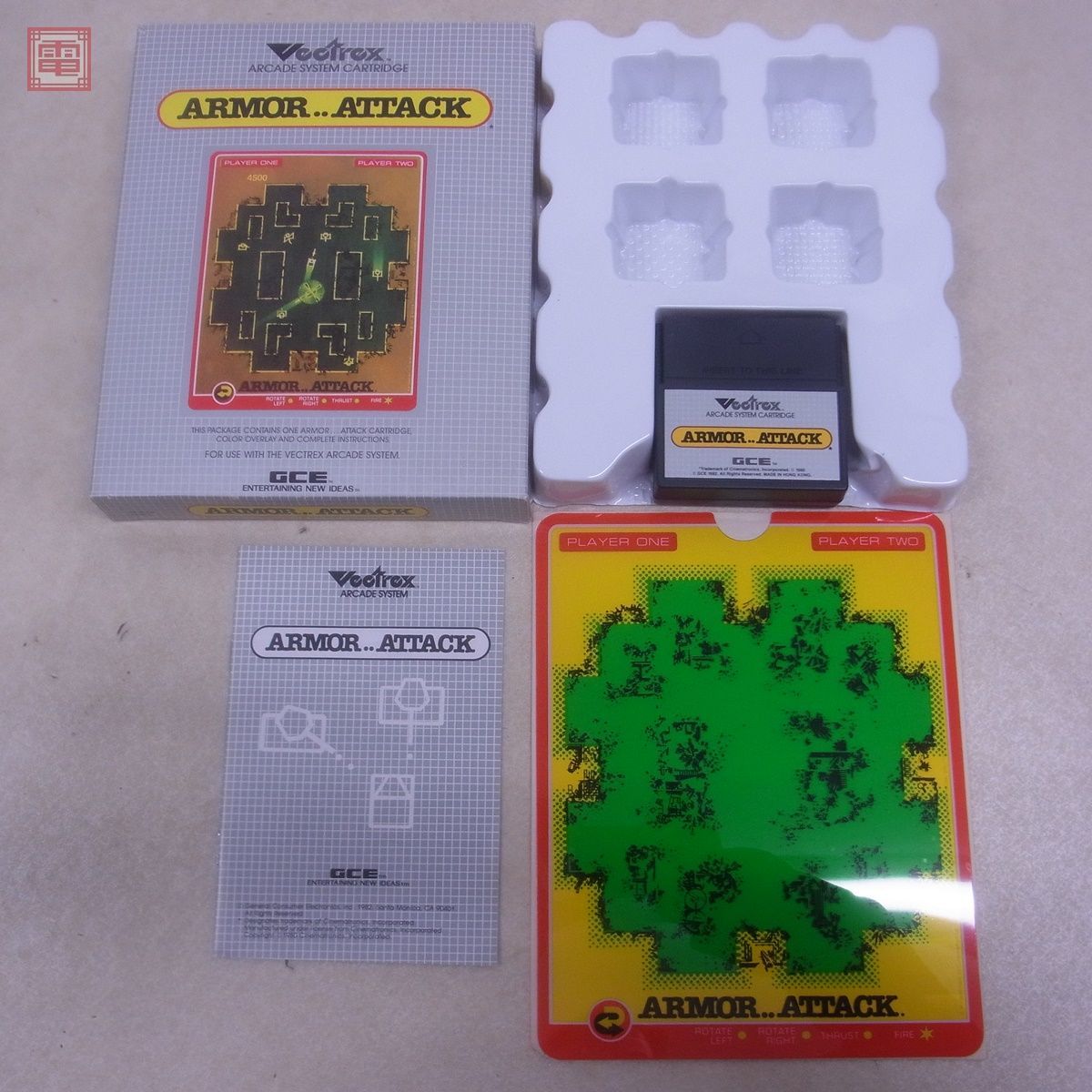 GCE Vectrex アーマーアタック ARMOR ATTACK ARCADE SYSTEM CARTRIDGE 