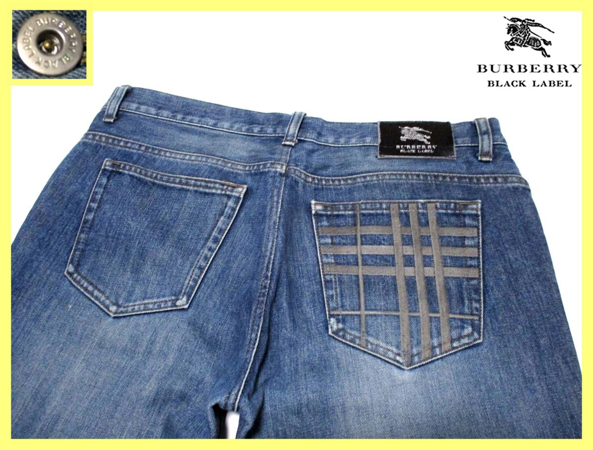大人気大きめウエストサイズ 82☆美品 バーバリーブラックレーベル 