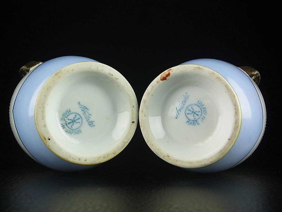 オールドノリタケ Noritake マルキ印 1906年頃～1925年頃 風景画花器