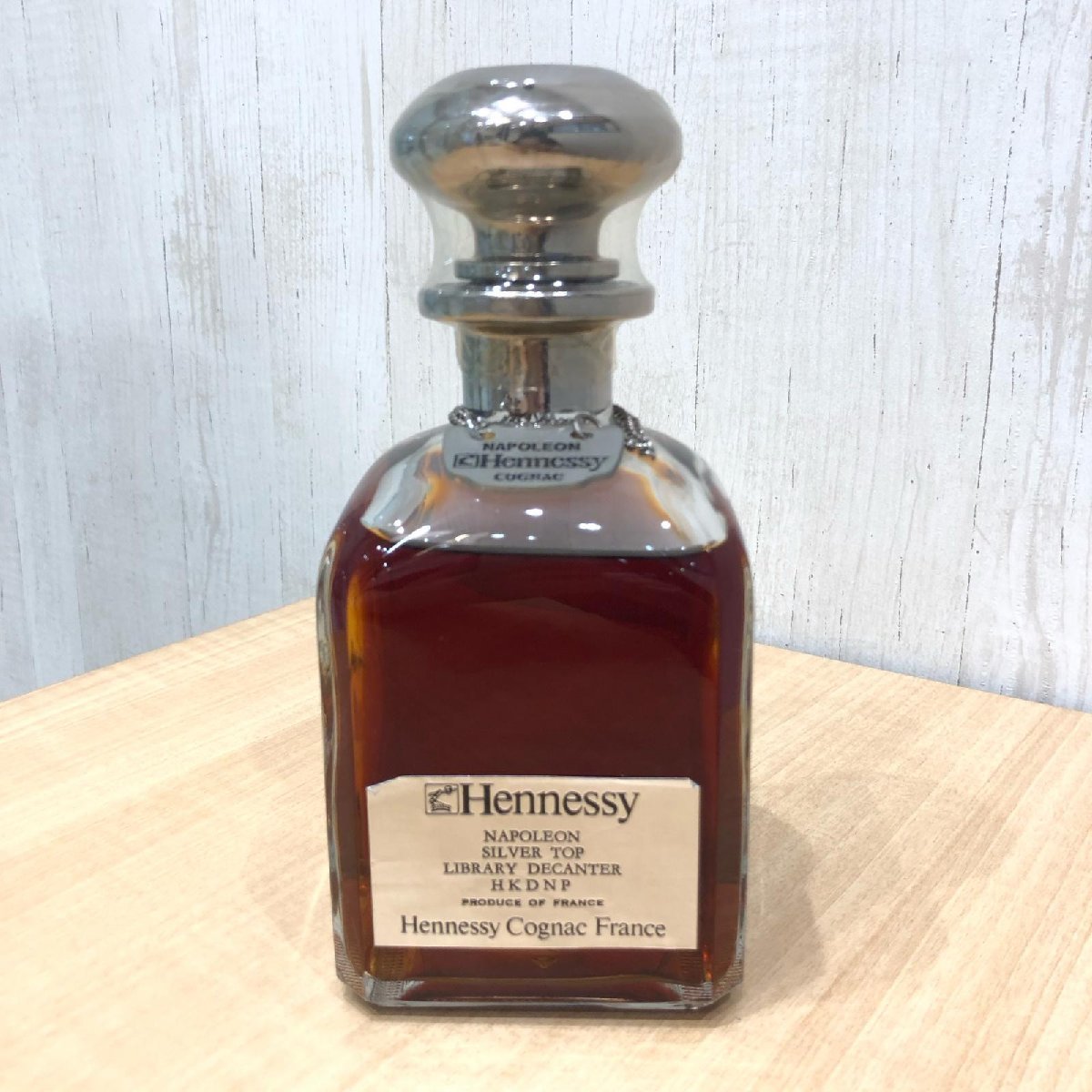●Hennessy ナポレオン シルバートップ デキャンタ ☆ 未開栓 ヘネシー ナポレオン シルバートップ ライブラリー