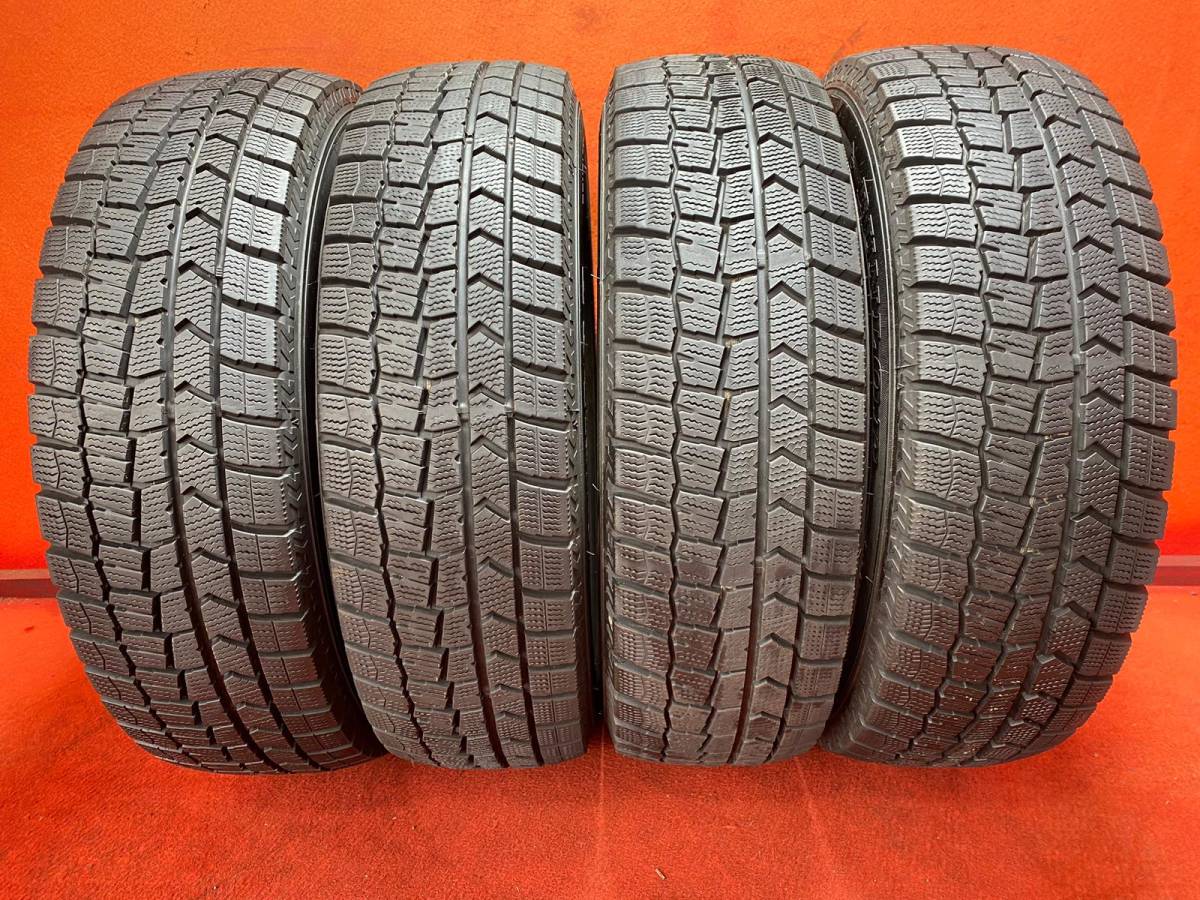 185/70/R14 DUNLOP WINTERMAXX WM02 製造年2019. 4本 80% バリ山 *315