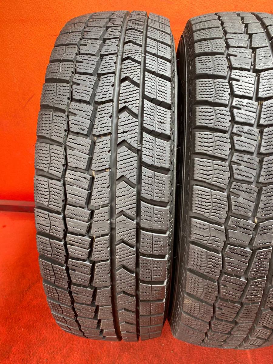 185/70/R14 DUNLOP WINTERMAXX WM02 製造年2019. 4本 80% バリ山 *315