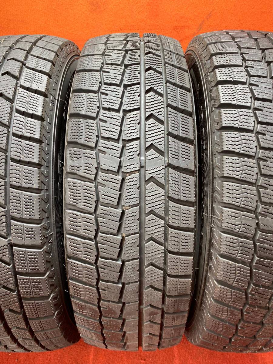 185/70/R14 DUNLOP WINTERMAXX WM02 製造年2019. 4本 80% バリ山 *315
