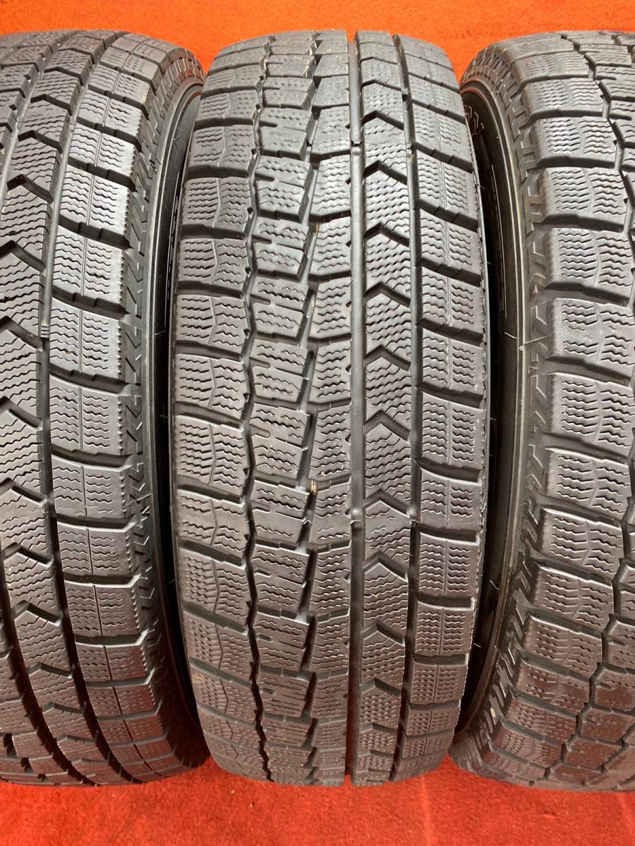 185/70/R14 DUNLOP WINTERMAXX WM02 製造年2019. 4本 80% バリ山 *315