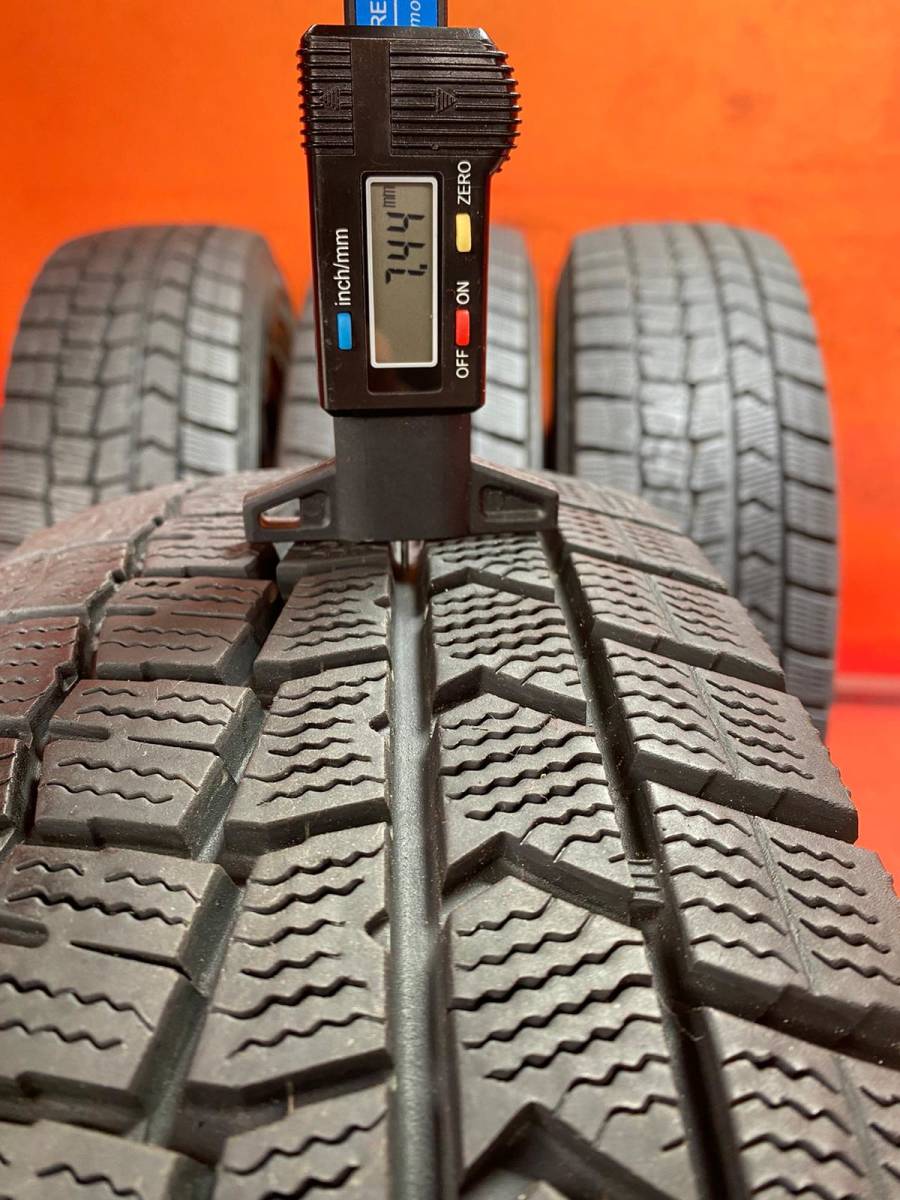 185/70/R14 DUNLOP WINTERMAXX WM02 製造年2019. 4本 80% バリ山 *315