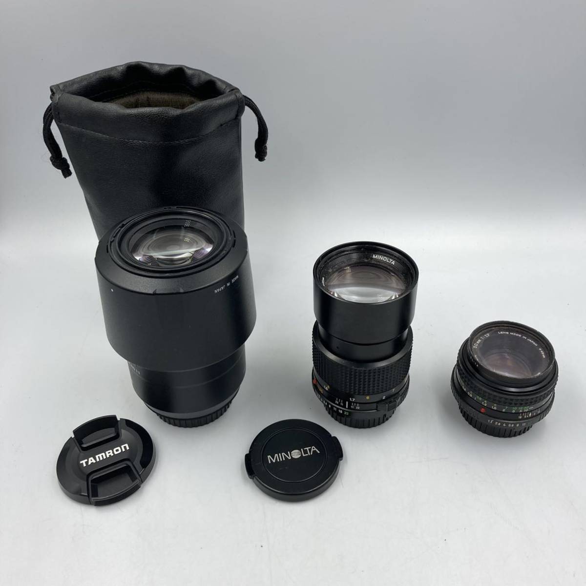 カノン　流しセット　20 12/1 DT-S1644☆カメラレンズ 3点おまとめ☆TAMRON/MINOLTA/タムロン